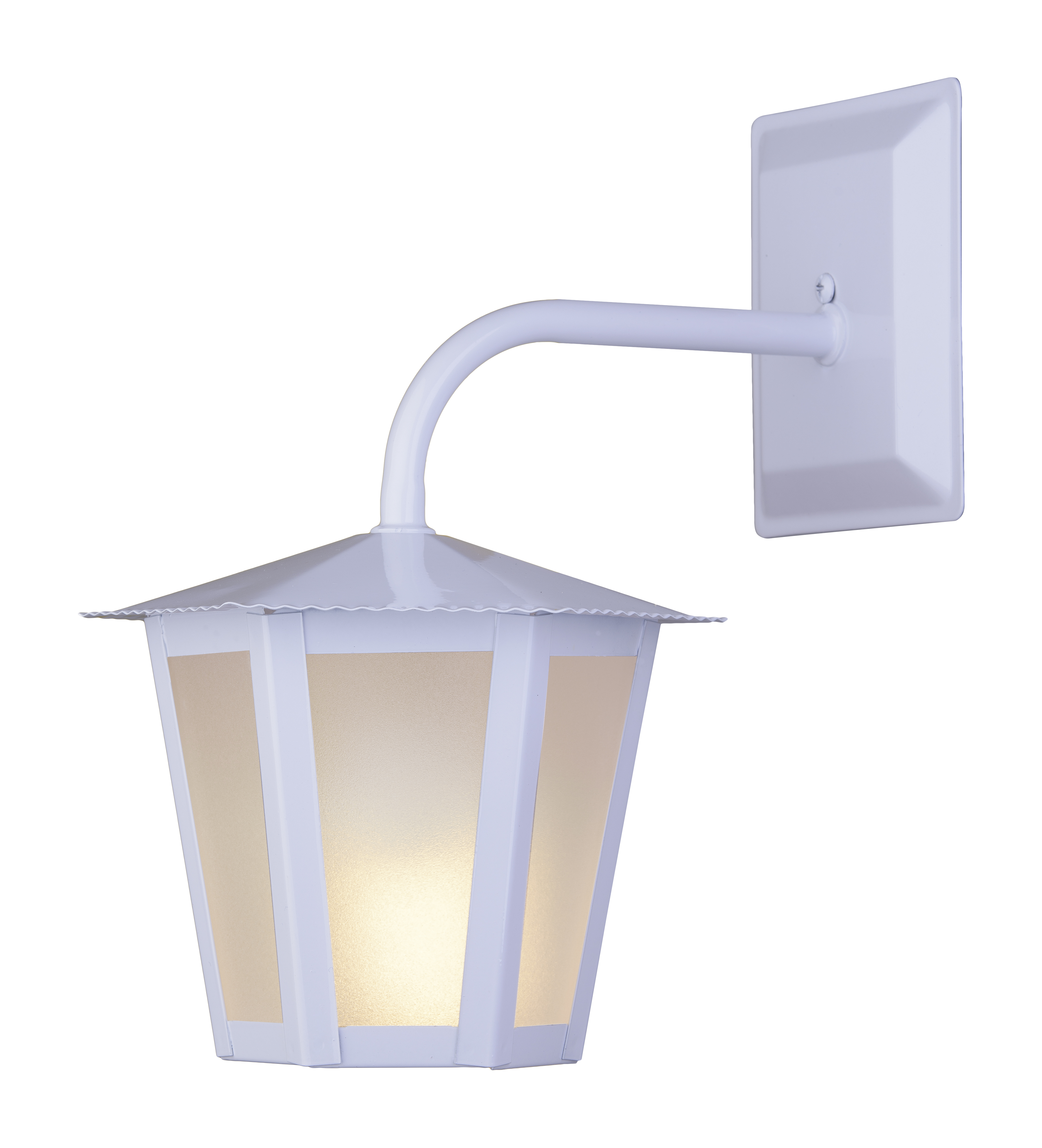 Arandela Colonial Aço Fosfatizado LB1 Branco Ideal Iluminação